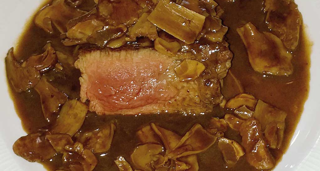Biftek u umaku od vrganja