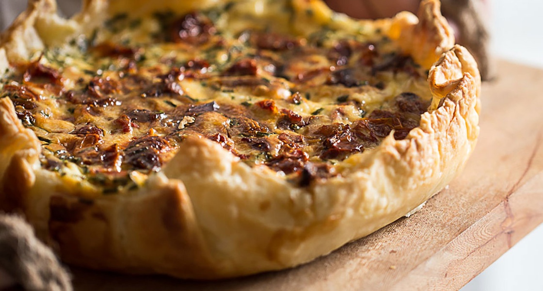 Quiche s kozjim sirom i sušenim rajčicama