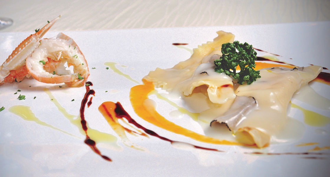 Ravioli punjeni repićima škampi